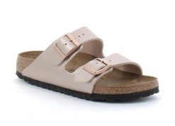 Klapki Birkenstock Arizona Dorosłych. Brązowe klapki i japonki męskie Birkenstock, ze skóry. Za 375.70 zł.
