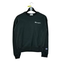 Champion Bluza damska czarna. Czarne bluzy sportowe damskie CHAMPION, l, bez wzorów, bez ramiączek, długie, bez kaptura. Za 68.12 zł.
