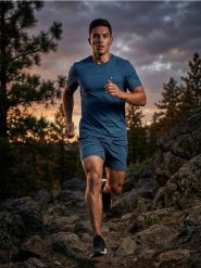 Koszulka sportowa - niebieski. Niebieskie t-shirty sportowe męskie Sinsay, l, bez ramiączek. Za 29.99 zł.