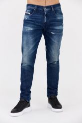 DIESEL Niebieskie jeansy męskie 2019 D-STRUKT. Niebieskie jeansy męskie Diesel. W wyprzedaży za 419.99 zł.
