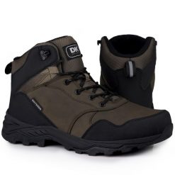 Buty męskie zimowe trekking wysokie DK DIABLO SOFTSHELL. Czarne buty trekkingowe męskie DK, na zimę, z softshellu, bez zapięcia, trekkingowe. Za 179.00 zł.