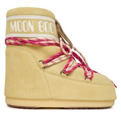Śniegowce Moon Boot. Żółte buty zimowe męskie Moon Boot, bez zapięcia. Za 1,269.00 zł.