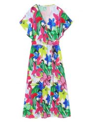 TATUUM Sukienka "Amani" ze wzorem rozmiar: 42. Sukienki damskie Tatuum, na imprezę, s, bez wzorów, z tkaniny, klasyczne, bez kołnierzyka, bez ramiączek, midi. Za 180.06 zł.