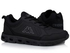 Buty męskie sportowe do chodzenia Kappa RIVAR. Czarne buty fitness męskie Kappa, na fitness i siłownię. Za 138.00 zł.