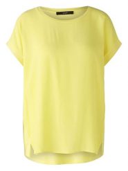 Oui Koszulka w kolorze żółtym rozmiar: 38. Żółte bluzki damskie Oui, bez wzorów, z wiskozy, bez kołnierzyka. Za 69.91 zł.