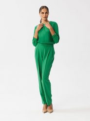 Stylove Kombinezon w kolorze zielonym rozmiar: S. Zielone kombinezony damskie Stylove, s, bez wzorów, bez kołnierzyka, bez ramiączek. Za 228.38 zł.