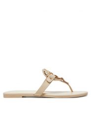Tory Burch Japonki Miller 136593 Écru. Klapki damskie Tory Burch, bez wzorów, ze skóry, bez obcasa. Za 999.99 zł.
