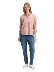 Tom Tailor Bluzka w kolorze jasnoróżowym rozmiar: XS. Różowe bluzki damskie Tom Tailor, xs, bez wzorów, z bawełny, bez kołnierzyka, bez ramiączek. Za 134.95 zł.