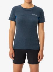 Koszulka damska Vaude Scopi T-Shirt IV. Zielone t-shirty damskie Vaude, s, bez wzorów, z materiału, bez kołnierzyka. Za 174.79 zł.
