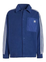 Adidas Koszula polarowa w kolorze granatowym rozmiar: XS. Niebieskie koszule męskie Adidas, xs, bez wzorów, z polaru, bez kołnierzyka, bez ramiączek. Za 118.01 zł.
