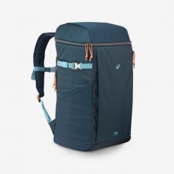 Lodówka-plecak Quechua 100 - 30 litrów. Niebieskie plecaki damskie QUECHUA, bez wzorów, z materiału. Za 149.99 zł.