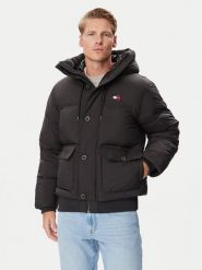 Tommy Jeans Kurtka zimowa Workwear DM0DM23506 Czarny Relaxed Fit. Czarne kurtki męskie Tommy Jeans, na zimę, m, bez wzorów, z jeansu, bez kaptura. Za 1,199.00 zł.