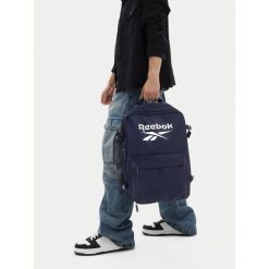 Plecak podróżny Reebok. Niebieskie plecaki męskie Reebok, bez wzorów. Za 219.99 zł.