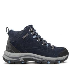 Trapery Skechers. Niebieskie trapery damskie Skechers, bez obcasa. Za 519.99 zł.