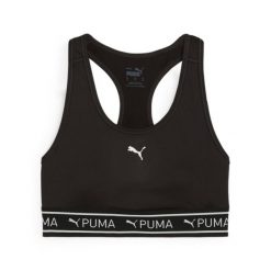 Biustonosz dla kobiet Puma 4 Keeps. Czarne biustonosze sportowe damskie Puma, bez wzorów. Za 153.90 zł.