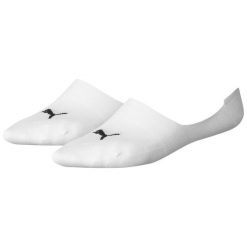 Skarpetki Puma Invisible Footie. Białe skarpetki męskie Puma, bez wzorów, z bawełny. Za 32.90 zł.