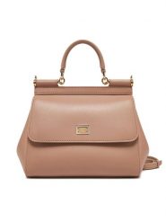 Dolce&Gabbana Torebka BB6003 AN767 Różowy. Czerwone torebki klasyczne damskie Dolce&Gabbana, bez wzorów, ze skóry, bez dodatków. Za 7,509.00 zł.