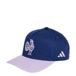 Czapka France Snapback. Niebieskie czapki męskie Adidas, bez wzorów, sportowe. Za 119.00 zł.