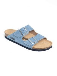 Sunbay Klapki "Trefle" w kolorze błękitnym rozmiar: 41. Niebieskie klapki damskie Sunbay, bez wzorów, bez obcasa. Za 159.95 zł.