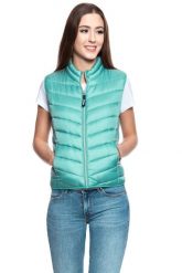DAMSKA KAMIZELKA MUSTANG Holly SC Light Vest MINERAL BLUE 1008256 6236. Niebieskie kamizelki damskie Mustang, s, z puchu. W wyprzedaży za 119.99 zł.