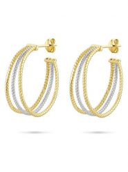 Les Petites Précieuses Pozłacane kolczyki-kreole rozmiar: onesize. Żółte kolczyki damskie Les Petites Précieuses, pozłacane. Za 182.72 zł.