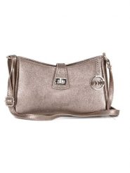 Mia Tomazzi Skórzana torebka "Marengo" w kolorze złotym - 23 x 13 x 7 cm rozmiar: onesize. Szare torebki klasyczne damskie Mia Tomazzi, bez wzorów, z materiału, bez dodatków. Za 173.99 zł.