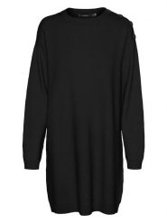 Vero Moda Sukienka w kolorze czarnym rozmiar: M. Czarne sukienki damskie Vero Moda, na co dzień, m, bez wzorów, z włókna, bez kołnierzyka, bez ramiączek, midi, proste. Za 125.95 zł.