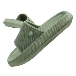 Klapki CMP Ruby Slipper 3Q97866 E452 zielone. Zielone klapki damskie bez wzorów, z gumy, bez obcasa. Za 182.17 zł.