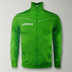 Kurtka Texas Junior do Trening z Kapturem Zielono-Biała. Białe kurtki damskie Legea, bez wzorów, sportowe, z kapturem. Za 64.00 zł.