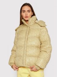 ROTATE Kurtka zimowa Tina RT785 Beżowy Oversize. Brązowe kurtki damskie ROTATE, na zimę, m, bez wzorów, z syntetyku, bez kaptura. Za 1,149.00 zł.