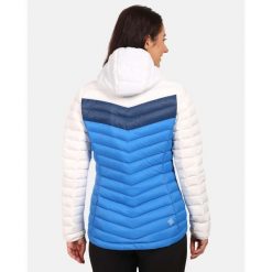 Damska kurtka puchowa Kilpi PYRAMIDEN-W. Niebieskie kurtki damskie Kilpi, bez wzorów, z nylonu, bez kaptura. Za 845.50 zł.