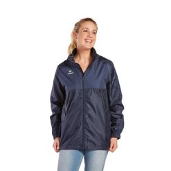 Niebieska kurtka na każdą pogodę Erima Team. Niebieskie kurtki męskie Erima, s, bez wzorów, z materiału, bez kaptura. Za 210.00 zł.