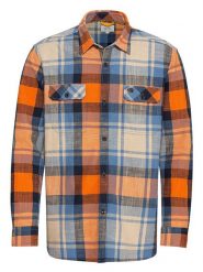 Camel Active Koszula - Regular fit - w kolorze pomarańczowo-niebieskim rozmiar: 3XL. Niebieskie koszule męskie Camel Active, xl, bez wzorów, z bawełny, bez kołnierzyka, bez ramiączek. Za 144.92 zł.