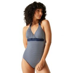 Damski Jednoczęściowy Kostium Kąpielowy Flavia II Stripe. Białe stroje jednoczęściowe damskie Regatta, m, bez wzorów. Za 144.99 zł.