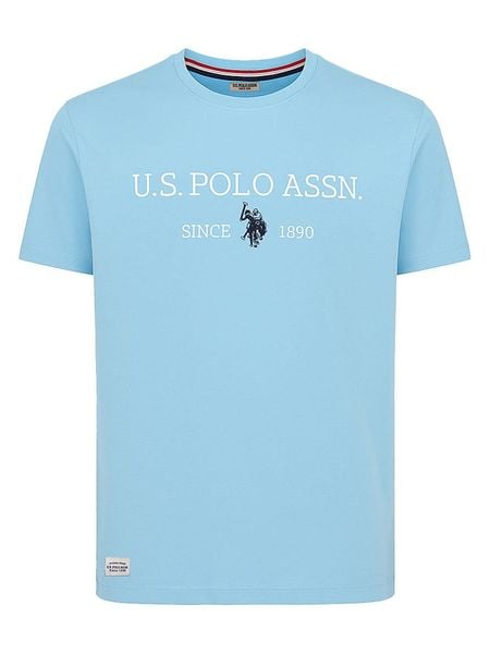 U.S. Polo Assn. Koszulka w kolorze błękitnym rozmiar: 3XL. Niebieskie koszulki polo męskie U.S. Polo Assn., s, bez wzorów, z bawełny, bez ramiączek. Za 109.95 zł.