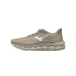 Buty do biegania męskie Mizuno Wave Horizon 9 pale khaki/white/curds&whey. Brązowe obuwie do biegania damskie Mizuno, mizuno wave. Za 539.99 zł.