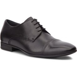 Półbuty GINO ROSSI - Eliot MPV116-258-E100-9900-0 99. Czarne buty wizytowe męskie Gino Rossi, ze skóry, bez zapięcia. W wyprzedaży za 209.00 zł.