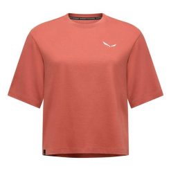 Damska koszulka o luźnym kroju Salewa Eagle. Niebieskie t-shirty damskie Salewa, xl, bez wzorów, z bawełny, bez kołnierzyka. Za 223.50 zł.