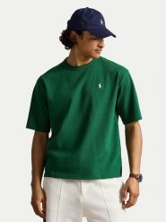Polo Ralph Lauren T-Shirt 710A12979005 Zielony ciemny Relaxed Fit. Zielone koszulki polo męskie Polo Ralph Lauren, m, bez wzorów, z bawełny, bez ramiączek. Za 419.99 zł.