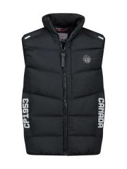 Canadian Peak Kamizelka pikowana "Vincenteak" w kolorze czarnym rozmiar: M. Czarne kamizelki męskie Canadian Peak, m, z materiału. Za 204.96 zł.