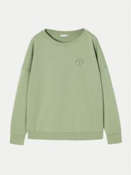 Tatuum Bluza Yolanda T2420.037B Zielony Relaxed Fit. Zielone bluzy bez kaptura damskie Tatuum, xxl, z bawełny. Za 209.99 zł.