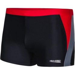 Bokserki pływackie męskie Aqua Speed Dario. Czarne kąpielówki męskie Aqua-Speed, m, bez wzorów, do pływania. Za 75.99 zł.