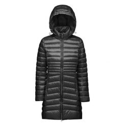 Kurtka GEOX D JAYSEN C Czarny. Czarne kurtki męskie Geox, m, bez wzorów, z tkaniny, bez kaptura. Za 571.99 zł.