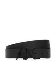 Armani Exchange Pasek 951017 CC505 M8307 Czarny. Czarne paski męskie Armani Exchange, bez wzorów, ze skóry. Za 299.99 zł.