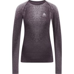 Bluza termoaktywna damska Odlo Performance Warm Blackcomb BL Top Crew Neck LS. Szare bluzy bez kaptura damskie Odlo, xl. Za 297.99 zł.