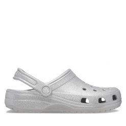 Klapki Crocs. Szare klapki damskie Crocs, bez wzorów, bez obcasa. Za 249.99 zł.