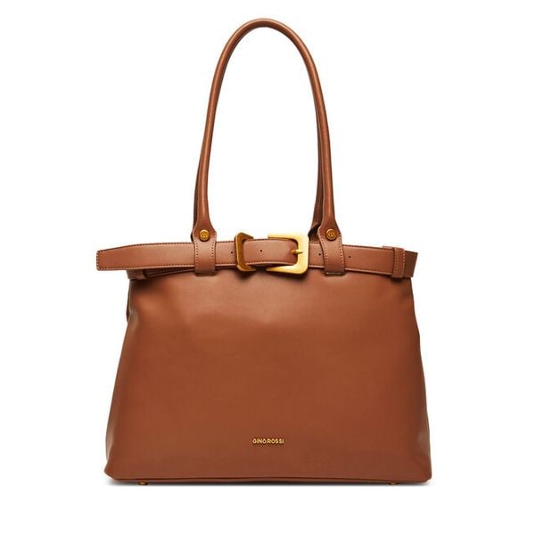 Torebka GINO ROSSI. Brązowe torebki klasyczne damskie Gino Rossi, bez wzorów, bez dodatków. Za 179.99 zł.