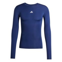 Koszulka z długim rękawem adidas Techfit. Niebieskie koszulki męskie z długim rękawem Adidas. Za 166.05 zł.