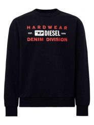 Diesel Bluza "Hayt" w kolorze czarnym rozmiar: S. Czarne bluzy bez kaptura męskie Diesel, s, z bawełny. Za 153.71 zł.