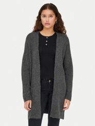 ONLY Kardigan Talio 15358604 Szary Regular Fit. Szare kardigany damskie Only, l, bez wzorów, z syntetyku. Za 169.99 zł.